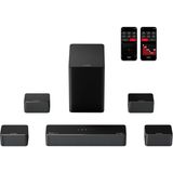 Ultimea Poseidon D80 Dolby Atmos 7.1 Kanal Soundbar 6.5" Kablosuz Subwoofer Ev Sinema Ses Sistemi Hoparlör (U2620)