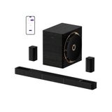 ULTIMEA Skywave X70 7.1.4ch Profesyonel Kablosuz Surround Ses Sistemi w/Dolby Atmos, 980W Ses Çubuğu, 10 inç Kablosuz Subwoofer, 20Hz Düşük Frekans, GaN Amplifikatör, 4K HDR Geçişli