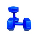 ULTIO Mavi 5 Kg X 2 Adet Dambıl Seti, Demir Tozu Karışımlı, Kutulu Spor Ağırlık Seti