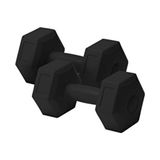 Ultio Spor 1 Kg x 2 Adet Plastik Dambıl Seti - Çift Dambıl Kutulu - Siyah