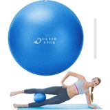 Ultio Spor 25 cm Pilates Topu Özel Üretim Denge Topu Egzersiz Topu Mini Pilates ve Yoga Topu - Mavi