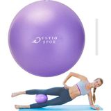 Ultio Spor 25 cm Pilates Topu Özel Üretim Denge Topu Egzersiz Topu Mini Pilates ve Yoga Topu - Mor