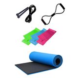 Ultio Spor Ekonomik Set 8mm Minder 3 Adet Direnç Lastiği 1 Adet Atlama Ipi 1 Adet Direnç Aerobik Lastik