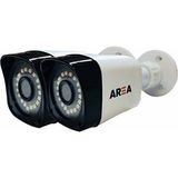 Ultra 1000 Tvl 6 Atom LED 2 Adet Uygun Analog Güvenlik Kamerası