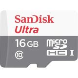 Ultra 16 GB microSDHC Hafıza Kartı, 80MB/sn UHS-I Class 10 - SDSQUNS-016G-GN3MN