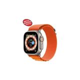 Ultra 2 Akıllı Saat Çelik Kordon Hediyeli Gri Kasa 49mm Nfc Bildirim Sesli Arama Özellikli LG68 (Turuncu)