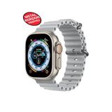 Ultra 2 Akıllı Saat Çelik Kordon Hediyeli Gri Kasa 49Mm Nfc Bildirim Sesli Arama Özellikli Lg68