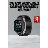 Ultra 3 Kordonlu Amoled Ekran Akıllı Saat Çok Fonksiyonlu Uyku ve Sağlık Takibi