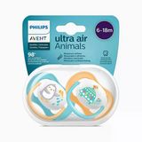 Ultra Air 2'li Emzik 6-18AY Mavi/turuncu 1 Adet