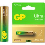 Ultra Alkalin İnce Kalem Pil Aaa 2 Adet G-Tech Gp24au R03