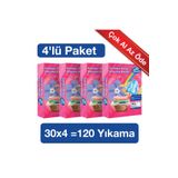 ultra clean Çamaşır Rengi Koruma Mendili - 30 Mendil - 4 Paket