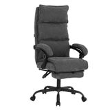 Ultra Comfort Çalışma Koltuğu - Koyu Gri 64.5X112-120X65 Cm