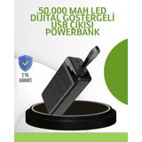 Ultra Güçlü 50.000 Mah Powerbank – LED Ekranlı, Çoklu Bağlantı Seçenekli, Akıllı Koruma Sistemli Şarj Ünitesi