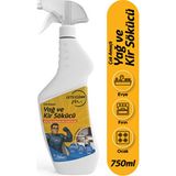 Ultra Güçlü Yağ ve Kir Sökücü Sprey Mutfak Ocak Fırın Temizleyici - 750 ml