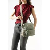 Ultra Hafif, Çok Cepli , Çok Bölmeli Çapraz Askılı Postacı Çanta (Spor, Seyahat, Gündelik) Vizon Model: 571-6U