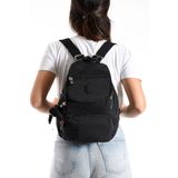 Ultra Hafif Çok Cepli Küçük Boy Sırt Çantası Unisex Siyah (Model: 571-4G)