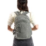 Ultra Hafif Çok Cepli Orta Boy Sırt Çantası Unisex Gri (Model: 571-4C)