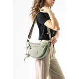 Ultra Hafif, Çok Cepli, Yarım Ay (Crescent) Çapraz Askılı Kol, Omuz Çantası Vizon Model: 571-7L