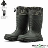 Ultra Hafif EVA Uzun Avcı Çizmesi - Haki - Konçlu - Hexa Boots - 42