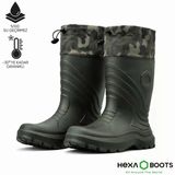 Ultra Hafif Eva Uzun Avcı Çizmesi - Haki - Konçlu - Hexa Boots