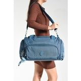 Ultra Hafif Su Geçirmez Seyahat Spor Çantası Unisex Mavi (Model: 571-7C)