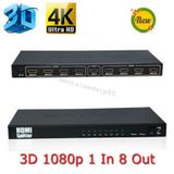 Ultra Hd 4K Hdmi Splitter 1X8 8 Port Repeater Amplifier Hub 3D 10