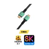 Ultra Hdtv 8k Yüksek Hızlı 5 Metre HDMI Kablosu 8k 60Hz, 4K 120Hz, 7680P Hdr 2.1V 48GBS