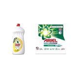 Ultra Hızlı Sıvı Bulaşık Deterjanı Limon ve Limonu, 1500 ml & Ariel Dağ Esintisi Toz Çamaşır Deterjanı 1.5 kg - Option-1