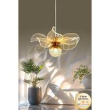 Ultra Home Papatya Model Ultra Collection Metal Salon Mutfak Oturma Yatak Odası Modern Led Sarkıt Gold Avize