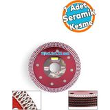 Ultra Ince Hassas Elmas Seramik Mermer Porselen Fayans Granit Sulu Kuru Kesim Kesme 115 mm Disk - Altın