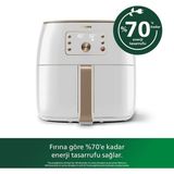 Ultra Lüks Airfryer Xxl Premium 7.3 Lt Yağsız Fritöz - Beyaz