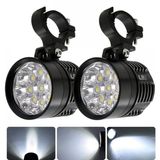Ultra Power Lightning Usa Motosiklet Sis Farı 2 Adet 9 LED Off Road Spot Sel Kombo Delici Taşkın