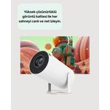Ultra Pro Full Hd ve 4K Destekli 130 Inç Projeksiyon Cihazı Tdms-07