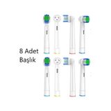Ultra Sensitive Pro Oral B Yetişkin Şarjlı Diş Fırçası Yedek Başlığı 8 Adet Yumuşak Başlık