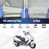Ultra Shop Honda Fes 250 Foresight Su Geçirmez Motosiklet Branda 4 Mevsime Uygun Motor Brandası - Gri