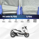 Ultra Shop Honda Nss 250 Forza 250 Su Geçirmez Motosiklet Branda 4 Mevsime Uygun Motor Brandası - Gri