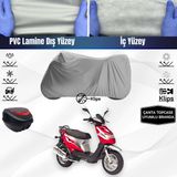 Ultra Shop Kanuni Popcorn 90 Motosiklet Brandası Çanta Topcase Uyumlu Motor Branda