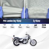 Ultra Shop Kawasaki El 125 Su Geçirmez Motosiklet Branda 4 Mevsime Uygun Motor Branda - Gri