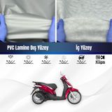Ultra Shop Pıaggıo Liberty 200 Uyumlu Motosiklet Brandası Arka Çanta Topcase Uyumlu Motor Brandası