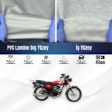 Ultra Shop Shınarı Taipar 50 cc Su Geçirmez Motosiklet Branda 4 Mevsime Uygun Motor Branda - Gri