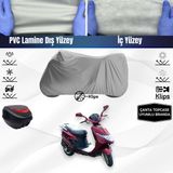 Ultra Shop Suzukı An 125 Hk Uyumlu Motosiklet Brandası Arka Çanta Topcase Uyumlu Motor Brandası