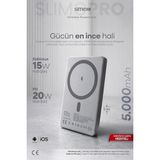 Ultra Slim Magsafe Powerbank 5000 Mah - 20W Pd Hızlı Şarj Taşınabilir Batarya S-44, 063059