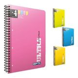 Ultra Spiralli Pres. Kap. Konulu Defter A4 120 Yaprak Kareli