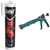 Ultra Tack 290 ml Güçlü Korniş ve Montaj Yapıştırıcı + Sert Plastik Silikon Tabancası