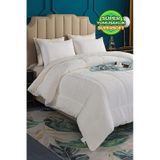 Ultra Yumuşak Tek Kişilik Çift Taraflı Wellsoft Peluş Yorgan Yıkanabilir 160x220 Krem Krem