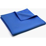 Ultrafiber Premium Tekli Cam Bezi 40X40 cm - Mikrofiber Cam Silme Bezi, Hav ve Iz Bırakmaz, Deterjansız Sadece Suyla Temizlik, Ayna Ekran Çelik ve Oto Camı Için, Mavi - Standart