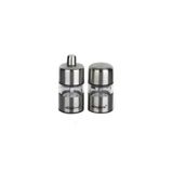 UltraForm 7 cm Metal Karabiber ve Tuz Değirmen Seti