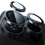 UltraGlass UNBREAK TOP 9H+ Cam iPhone 15 Pro/ 15 Pro Max Lens Koruyucu [Askeri Sınıf Kırılmaz ve En Uzun Dayanıklı] Kamera Lens Koruyucu 15 Pro/ 15 Pro Max Temperli Cam, Siyah