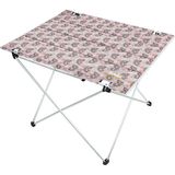 Ultralight Katlanır Kamp Masası, Yer Kaplamaz Hafif Rulo, Piknik, Bbq, Balıkçılık, Plaj, Hiking Için Taşınabilir Kompakt Roll Up Outdoor Kamp Masası Büyük Boy - Unicorn - Ahşap - 318-Kahve