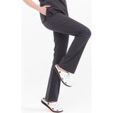 Ultralycra Spaniard - Likralı Doktor Hemşire Scrubs Tek Alt Cerrahi Forma (Kadın), Antrasit - XL